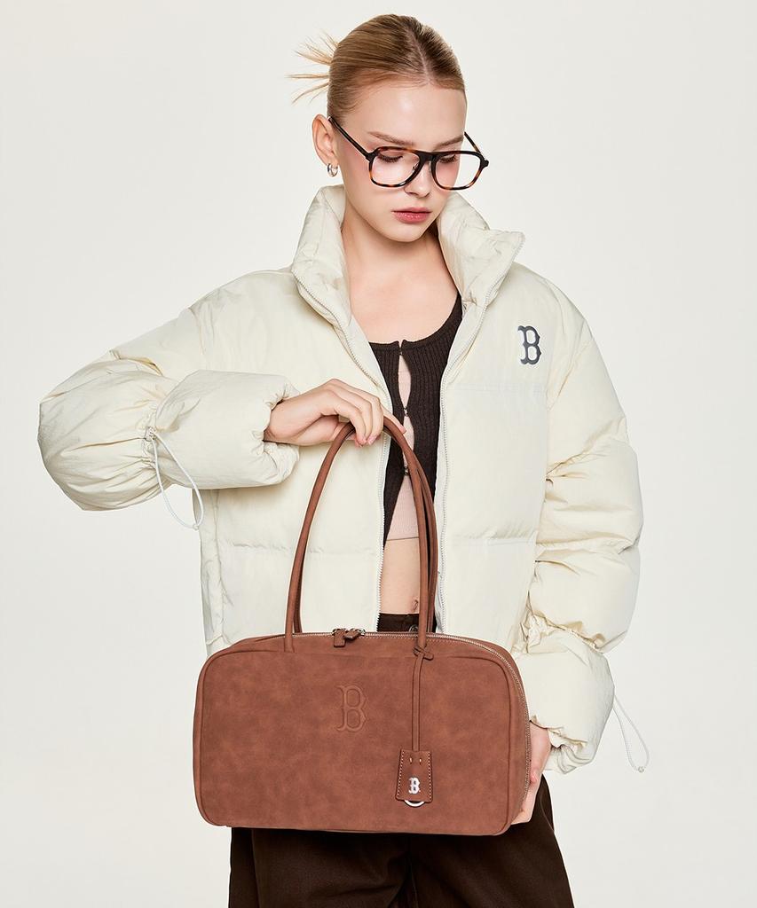 Mlb Basic Palette Square Tote Bag Bos (Brown)
