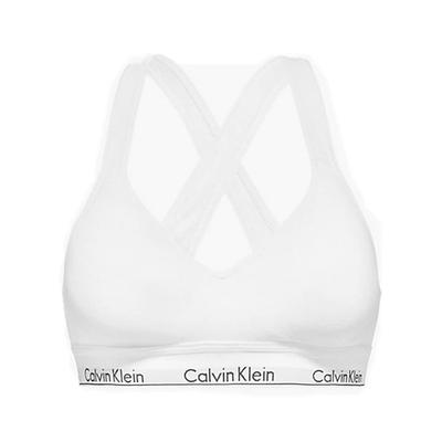 Ck Modern Cotton QF1654 White Women's Bra, Cotton, (L, (100)) [Item]