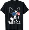 Merica Boston Terrier T-Shirt