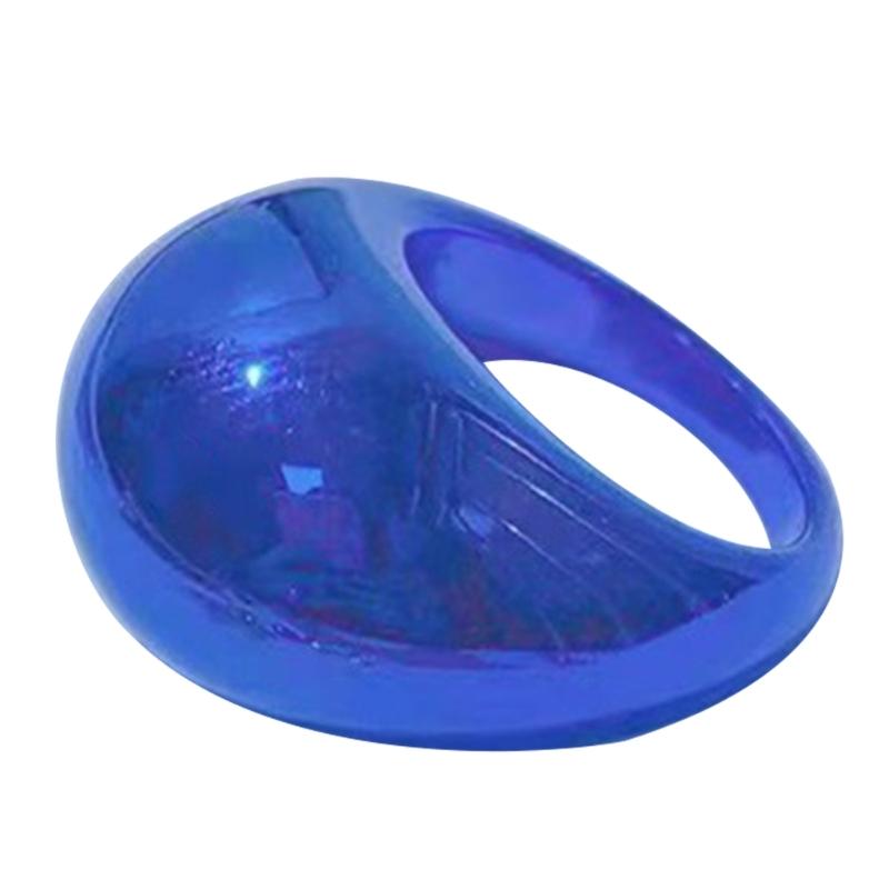 Stylish Ovals Shaped Rings Fashionable Index Finger Ring 17mm Inner Diameter Statement Jewelry Party Wedding Gift