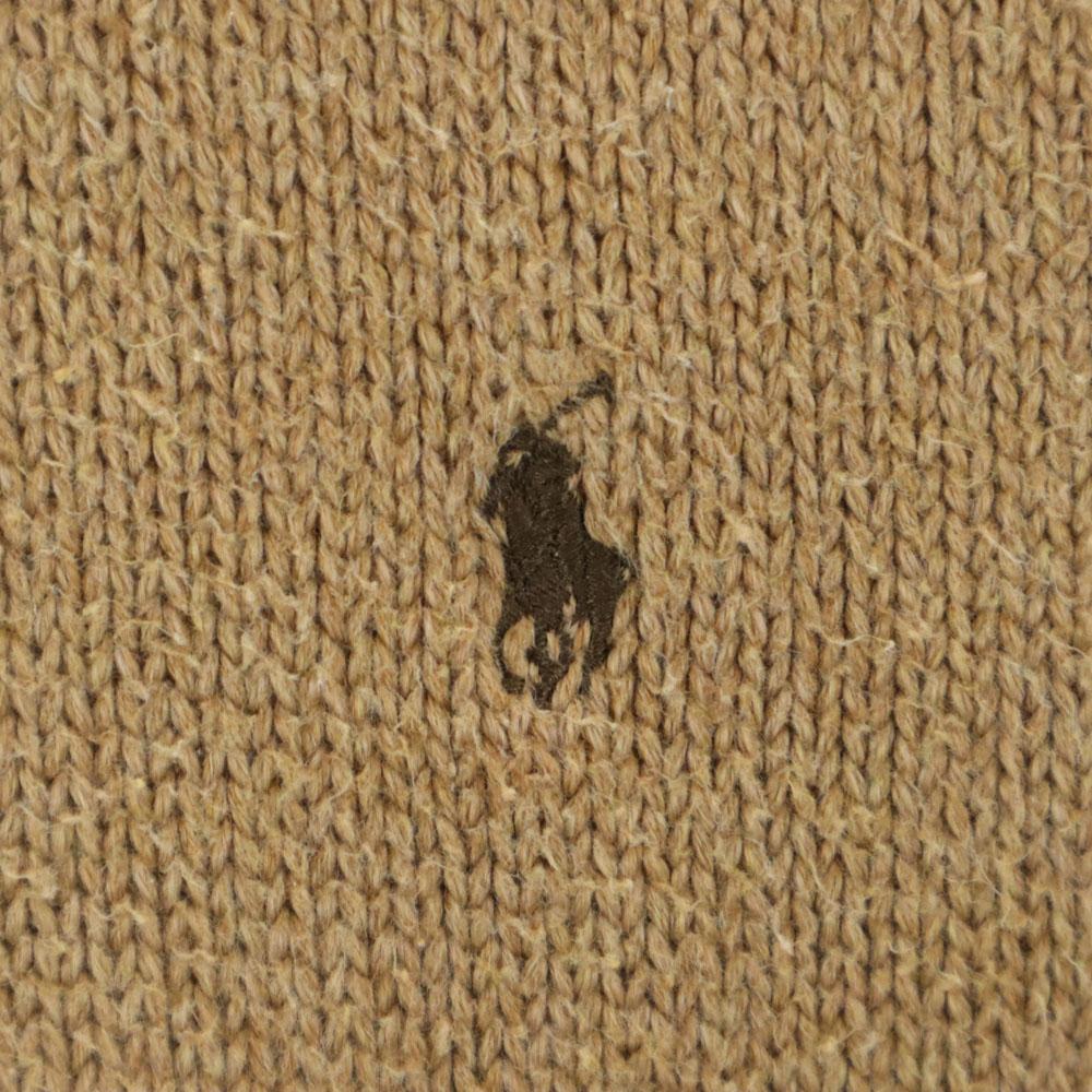 Polo by Ralph Lauren 90s Old Long sleeve sweater Brown knit Men's Used