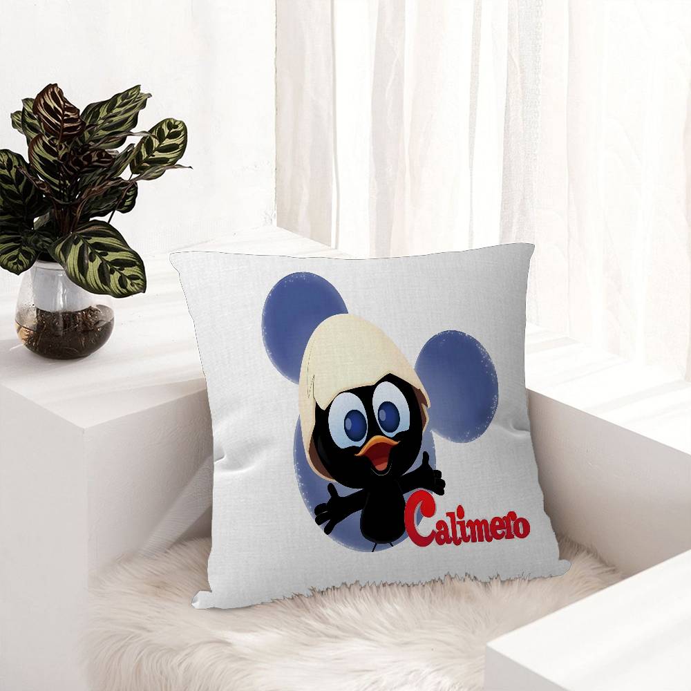 

Cartoon C-CalimeroS Cushion Cover Car Throw Pillow Case For Sofa Car Christmas Gift 40x40cm 45x45cm 30cmx30cm