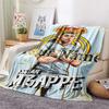 1PC Mbappe Legend Custom Name Patterned Flannel Blanket Suitable For All Seasons For Home Decor Warmth And Comfort Gifts Holiday Present