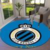 Club Brugge KV Custom Name Round Area Rug,Carpet Rug for Living Room Bedroom Sofa Playroom Decor,Non-slip Floor Mat