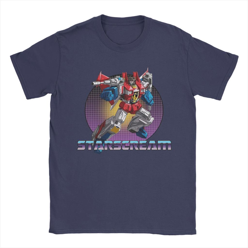 Mens Womens Starscream Decepticon Transformersed Shirt Cotton Printed T-Shirt  Top Clothing