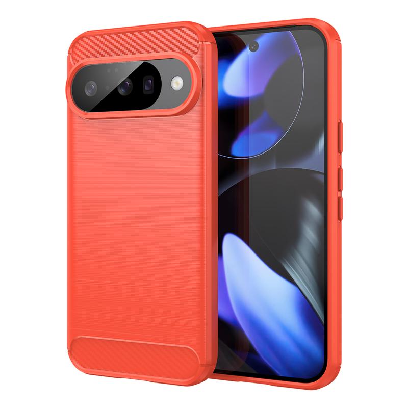 For Google Pixel 10 Case Anti-knock Soft Silicone Carbon Fiber Cover For Google Pixel 10 Pro XL Case For Google Pixel 10 Case