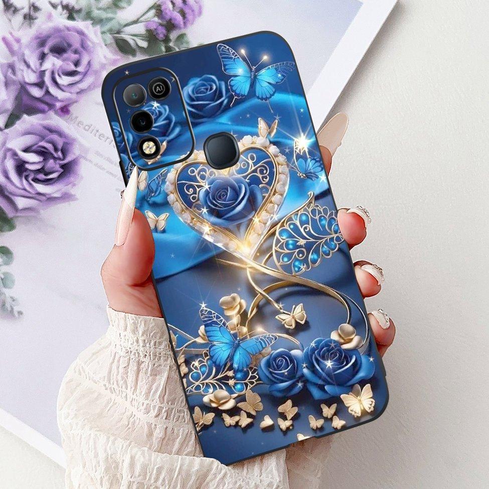 For Infinix Hot 10 X682C 10s X689B 10play X688C Back Cover For Infinix Hot 10 Play Case Shockproof Fashion Cute Cartoon Silicone