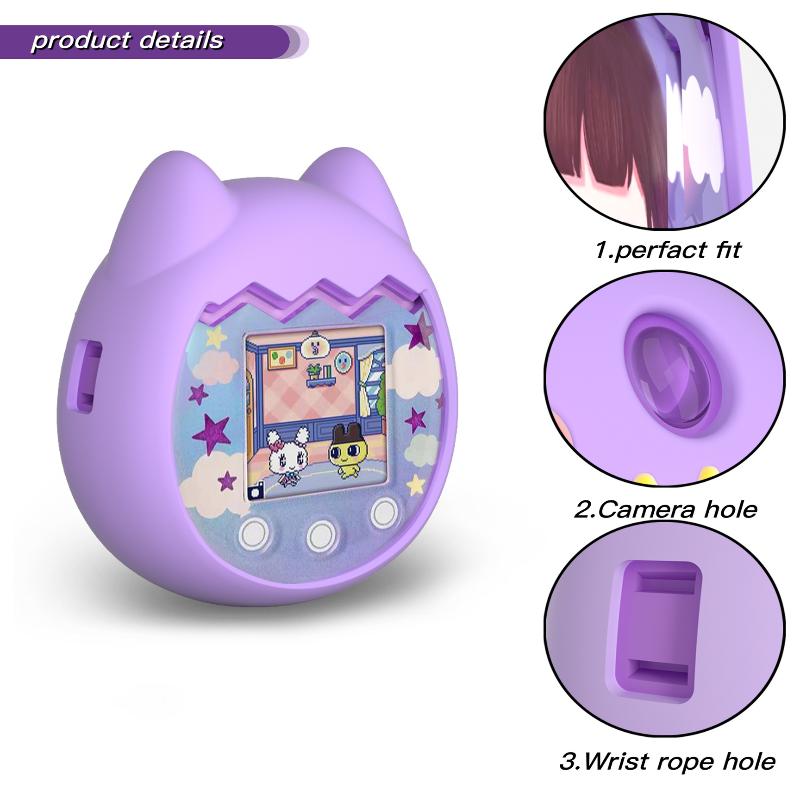 1Pcs Protective Case Anti-Drop Protective Skin Sleeve Shell Anti-Scratch Silicone Case For Tamagotchi Pix Accessories