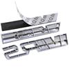AES1  Alloy Car Front Grille Badge Rear Trunk Sticker Emblem for Skoda VRS Logo Kodiaq Karoq Tour RS Superb Octavia Yeti Fabia Rapid