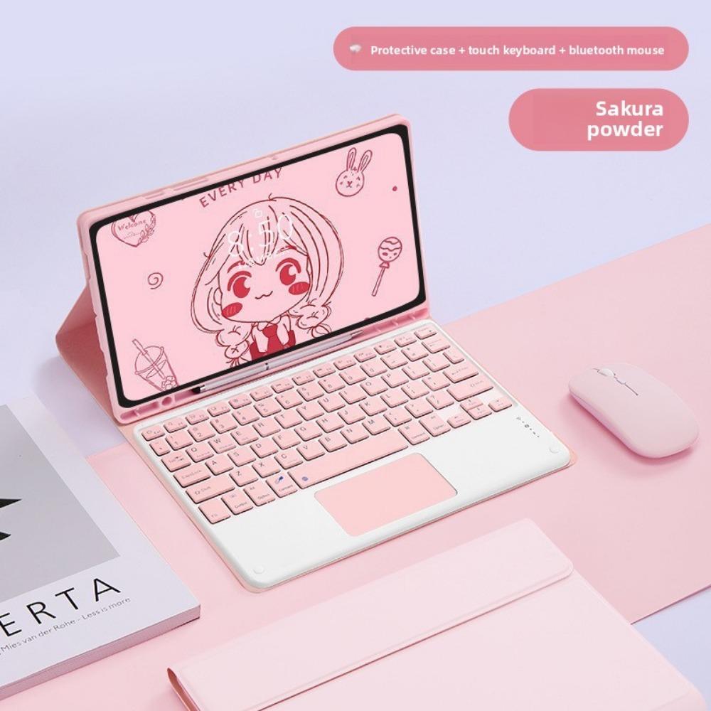 For Samsung Galaxy Tab S9Ultra Case with Bluetooth Keyboard Compatible S7 S8 S9 FE Ultra Thin Protective Cover