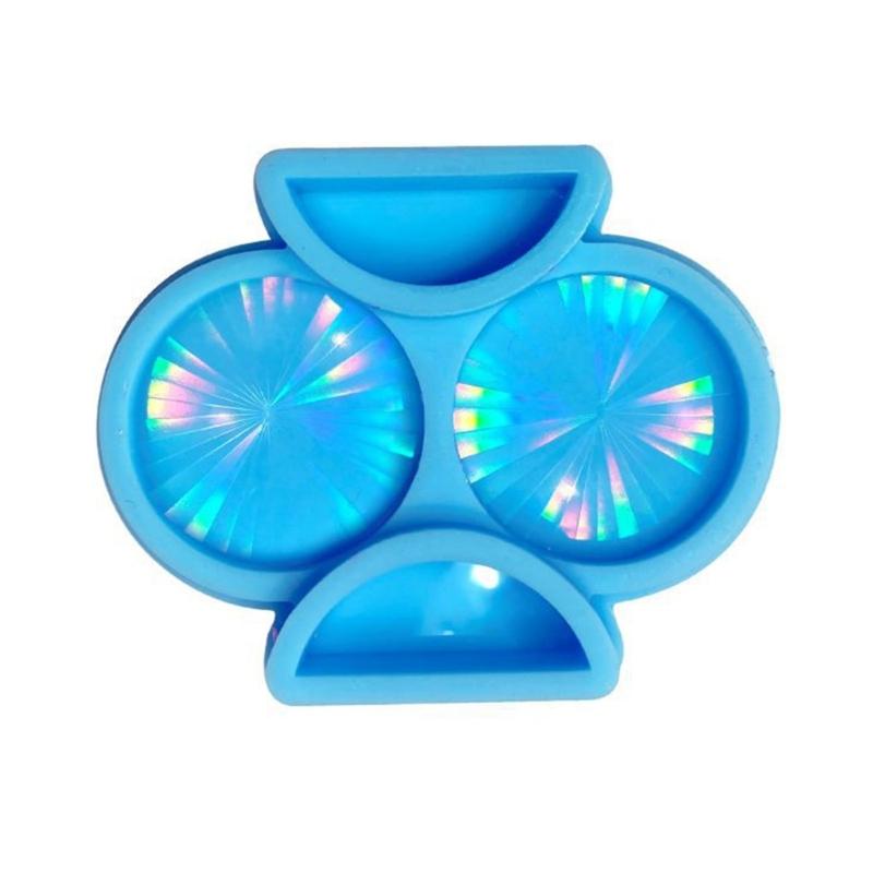 

Голографические молды из смолы и силикона для топперов на соломинку для украшения чашки, литья смолы, художественных поделок, DIY изготовления, украшения для дома