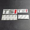 WHAQY1 3D Metal Logo TSI Emblem Letters Car Trunk Badge For VW TSI Decal Sticker Accessories