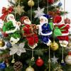 Glowing Light Santa Claus Hanging Ornament Singing Santa Claus Ornament  Home Holiday Decor