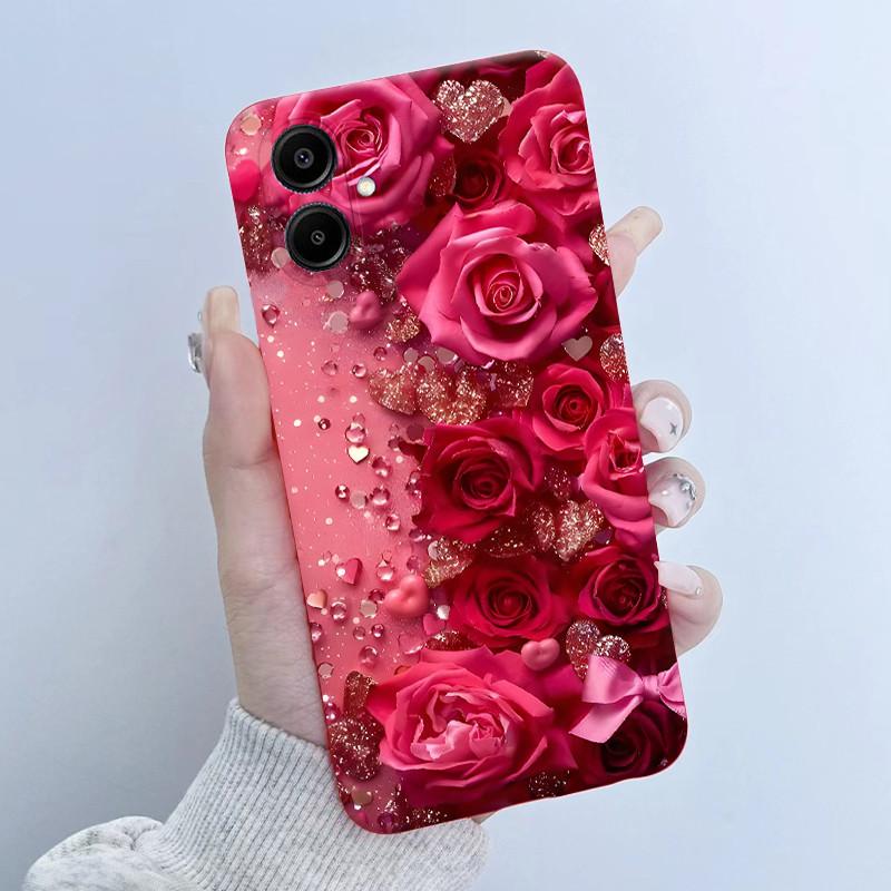 For Samsung Galaxy A06 Casing A065 SM-A065F A06 4G GalaxyA06 Cover Cute Astronaut Panda Flowers Pattern Candy Soft Silicone Case