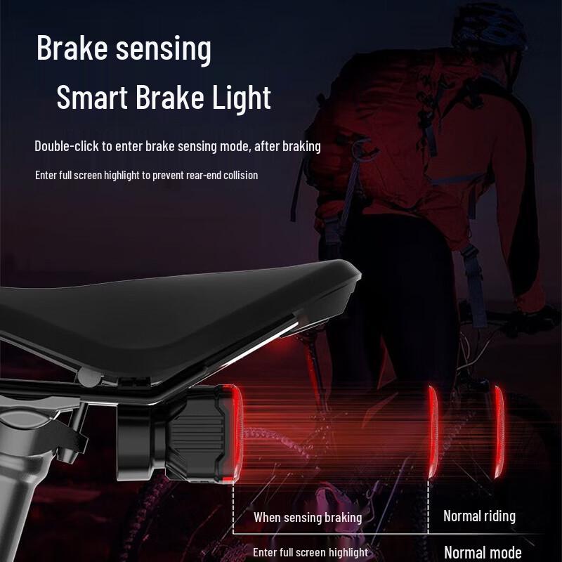 Brake Sensing Bicycle Taillight 35*35*30