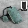 Sheepskin 3 Button Car Key Case Cover Shell for SGMW Wuling Hongguang S for Baojun 510 730 360 560 RS-5 530 630 Car Keychain