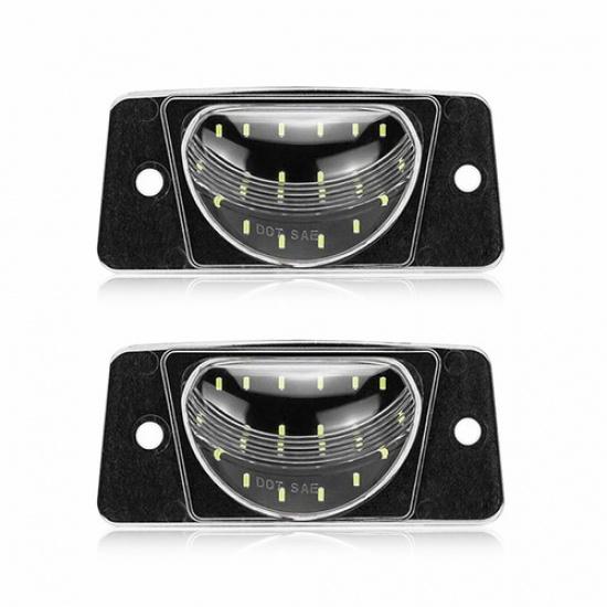 2Pcs Clear License LED Plate White Lights Tag Lamp 12V For 2004-07 Buick Rainier