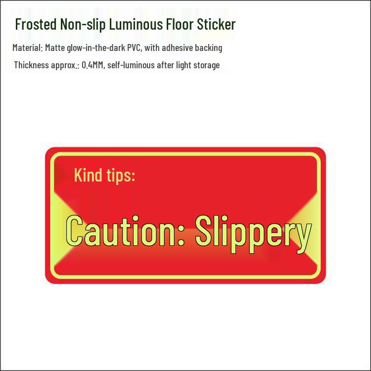 Glow-in-the-Dark Fire Exit Safety Sticker - No Electricity Needed for Stairwell Evacuation