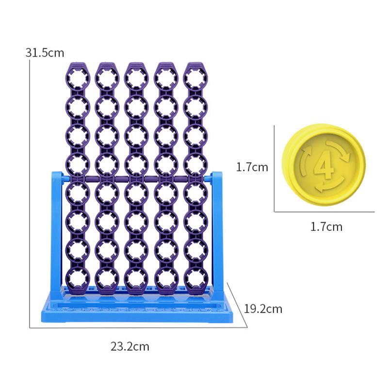 Connect 4 Spin Hra Čtyři v řadě Rotující šachovnice Deskové hry pro 2 hráče pro rodinu Děti Zábavná desková hra Logické hračky Dětský dárek
