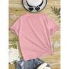 Kids Crewneck Short Sleeve Tee, Cute Tabby Cat Wearing Headphones Print Summer Casual Top