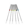 Yosoo Fondue Forks, Fondue & Fountain Forks, Set of 6, Long Picks for Cheese Fondue, Stainless Steel, Safe, Corrosion-Resistant, Durable