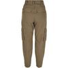 Pantalon cargo femme - Urban Classics - Ballon fit - Vert kaki - Twill - Confortable et moderne