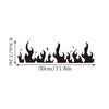 Waterproof Motorcycle Stickers Flame Stickers Decorative Helmet Decals Adhesive Graphics for Vehicles Motorcycles Bikes Laptops
