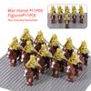 MOC Thrones Golden Armor Warrior Guard Jaime Lannister Barristan Selmy Meryn Trant Building Blocks Mini Action Figure Toys