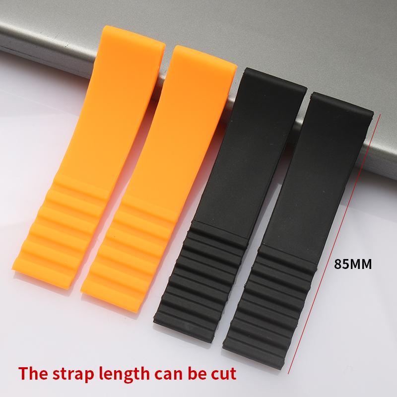 Modified Silicone Strap for Casio GSHOCK GST-B100 GST-S130/W300/400G/W110/S120 Diving Sport Wristband with Stainless Steel Adapt