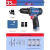 Furadeira & Parafusadeira sem Fio a Bateria 12V Brushless Dongcheng Plugue CN (adaptador incluso)