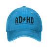 Summer ADHD Highway To Hey Look A Squirrel Baseball Cap Sun  Hot Sale Design Washed Hip Hop Hats Unisex Adult Baseball Caps