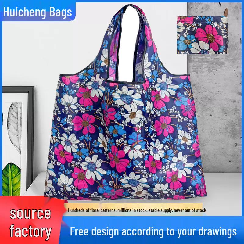 Large Capacity Eco-Friendly Waterproof Foldable Grocery Tote Bag