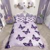 Homewish Flying Butterfly Duvet Cover SetChic Flower For Teens Bedding SetAbstract Gradient Decor
