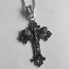 Cross Moth Skull Gothic Punk Necklace