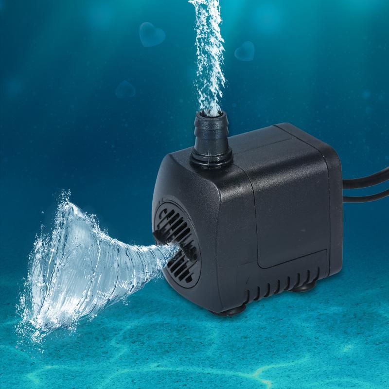 LED Light Submersible Pump 800L/H Ultra-Quiet Aquarium Pond Tank Pool Water Fountain Pump AU Plug