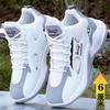 Basketball shoes men's shoes 2026 spring and summer new men's mid-top shoes mesh breathable non-slip student versatile sports shoes