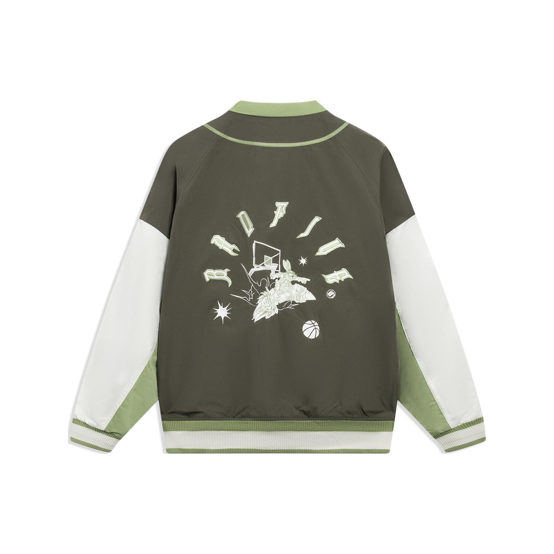 

Li-Ning Badfive Баскетбол Серия Цветной блок Буква Спортивная куртка Мужские куртки Милитари-зеленый AJMT299-2 XL