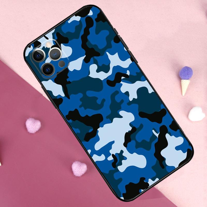 Army Military Camouflage Phone Case For iPhone 17 Pro Max 11 14 15 16 Pro Max Plus 12 13 Mini 17 Air 16e Back Cover