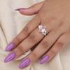 Natural Morganite Gemstone 925 Sterling Silver Jewelry Ring Gift For Girlfriend CZR-5-10