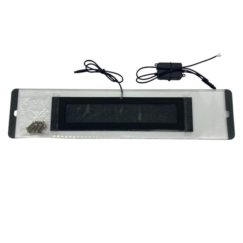Colorful European Standard Middle East License Plate Frame - Acrylic Plastic