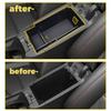For Chevrolet Equinox 2018-2024 Car ABS Material Center Console Organizer Black