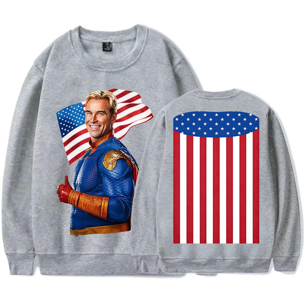 

The Boys Season 5 Cosplay Sweatshirt Loose Long Sleeve O-neck Mens Pullovers Graphic Print Merch Unisex Streetwear XXXXL