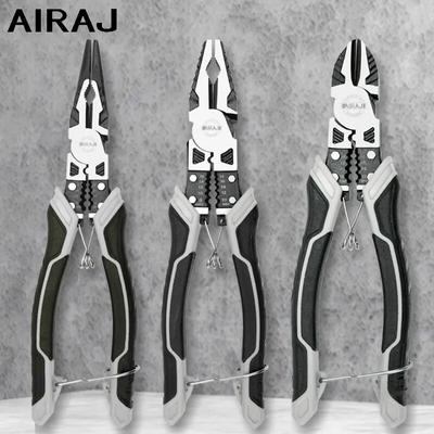 AIRAJ Multi-Functional Universal Diagonal Pliers Hardware Wire Cutters Professional Electrician Anti Slip Durable Repair Tools