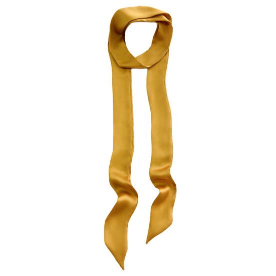Foulard di Seta Raso Liscio Monocolore Stretta Fascia per Capelli Tocco Morbido Fascia per Capelli da Donna Sciarpa Accessorio di Moda
