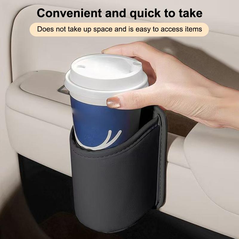 Universal Car Door Cup Holder Box Back Clip Design Drink Rack Storage Bin Car Seat Back Water Cup Box Organizer Pocket