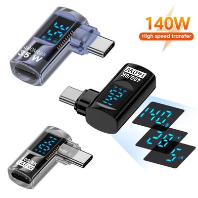 Digital Display for iOS Phone Converter PD 140W Type-C Extension Connector USB-C Adapter  Laptop