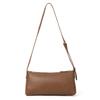 2025 new high-grade niche leather postman female Baotou layer cowhide commuter one-shoulder underarm bag