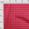 oneOone Cotton Flex Carmine Red Fabric Small Motif Bandhani Quilting Supplies Print Sewing Fabric By The Yard 40 Inch