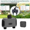 Double Port Water Timer Automatic Watering System Remote Control Irrigation Timer for Garden Greenhouse Sprinkler Timer