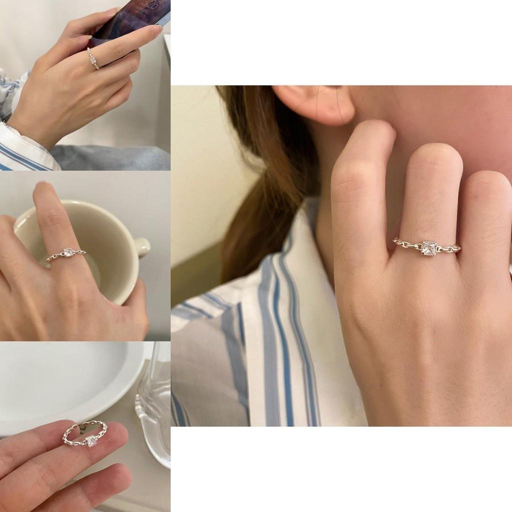 Elegant Geometric Copper Ring For Women Adjustable Size Modern Minimalist Design